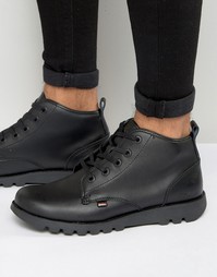 Кожаные ботинки Kickers Kick Hisuma - Черный