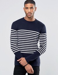 Темно-синий джемпер в бретонскую полоску Jack Wills - Темно-синий