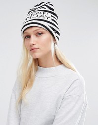 Полосатая шапка‑бини с логотипом Cheap Monday - Мульти