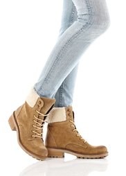 Замшевые ботинки (светло-коричневый) Bonprix