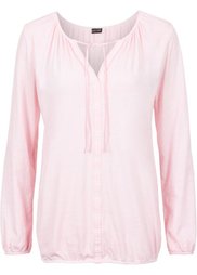 Трикотажная блуза с длинным рукавом (белая шерсть) Bonprix