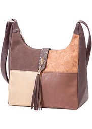Сумка в стиле пэчворк (коричневый) Bonprix