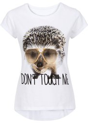 Футболка (черный с рисунком) Bonprix