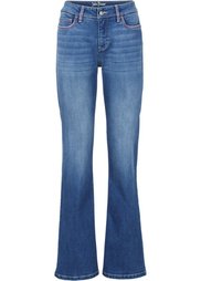 Джинсы-стретч Bootcut с уплотненными швами, cредний рост (N) (темно-синий) Bonprix