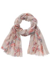 Пастельный шарфик Пейсли (аква) Bonprix