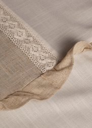 Штора Инка (1 шт.), гофрированная тесьма (натуральный) Bonprix