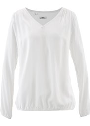 Блузка с длинным рукавом (черный) Bonprix