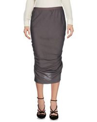 Юбка длиной 3/4 Rick Owens