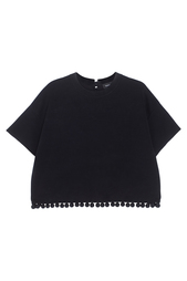 Топ из шелка и хлопка Proenza Schouler