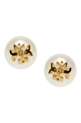 Серьги с жемчугом Tory Burch
