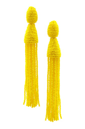 Серьги из стекляруса Oscar de la Renta