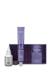 Крем-краска для бровей и ресниц коричневый Ollin