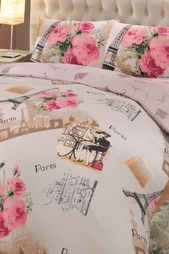 Постельное бельё ЕВРО-4 нав. HOBBY HOME COLLECTION