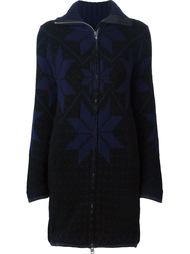 удлиненная куртка с узором Sacai