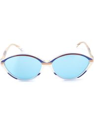 солнцезащитные очки в полоску Balenciaga Vintage