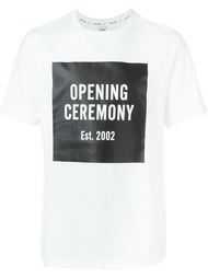 футболка с принтом логотипа  Opening Ceremony