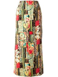 юбка с принтом 'Jungle'  Kenzo Vintage