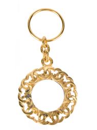 брелок с логотипами на кольце Chanel Vintage