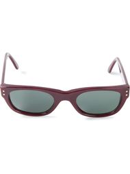солнцезащитные очки в роговой оправе Yves Saint Laurent Vintage