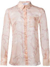 прозрачная рубашка с цветочным принтом  Altuzarra