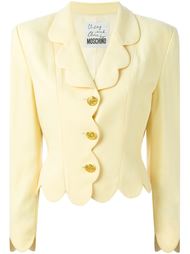 пиджак с фестонами Moschino Vintage