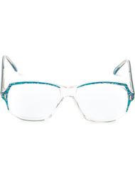 очки для зрения с принтом на дужках Yves Saint Laurent Vintage