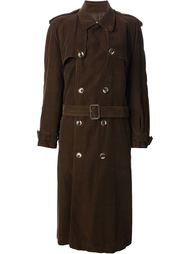 классическое бархатное пальто Yves Saint Laurent Vintage