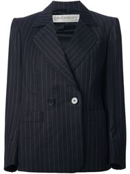 костюм с юбкой в мелкую полоску Yves Saint Laurent Vintage