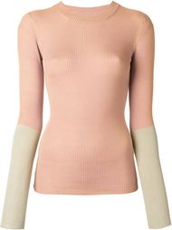 свитер с контрастными рукавами Maison Margiela