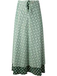 многослойная юбка в горошек  Jean Paul Gaultier Vintage