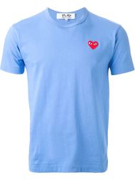 футболка с вышивкой сердца Comme Des Garçons Play