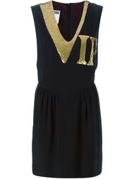 платье 'VIP' с пайетками Moschino Vintage