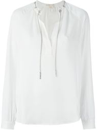 блузка с декоративной цепочкой Michael Michael Kors