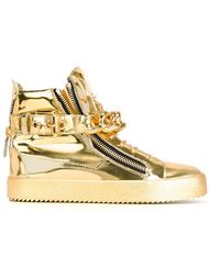 хайтопы с металлическим отблеском  Giuseppe Zanotti Design