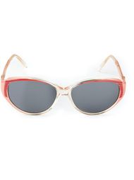 солнцезащитные очки с оправой в рубчик Yves Saint Laurent Vintage