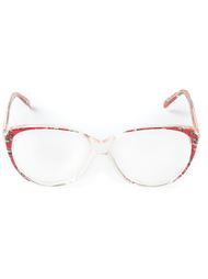 очки в круглой оправе Yves Saint Laurent Vintage