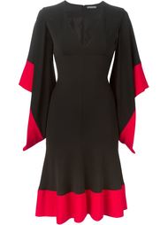 платье с V-образным вырезом Alexander McQueen