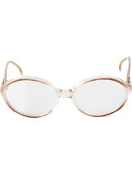 очки в круглой оправе Yves Saint Laurent Vintage