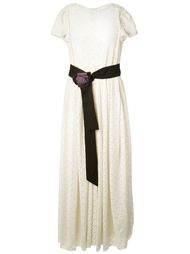 кружевное вечернее платье Lanvin