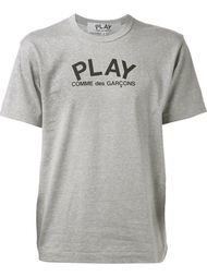 футболка с принтом логотипа   Comme Des Garçons Play