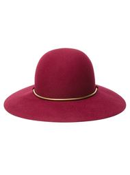 шляпа с золотистой цепью Lanvin