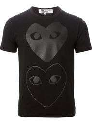 футболка с принтом в виде сердца Comme Des Garçons Play