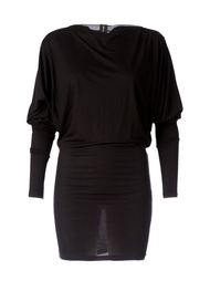 драпированное короткое платье  Alexandre Vauthier