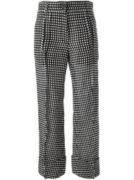 брюки с узором Ann Demeulemeester