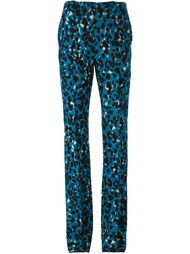 трикотажные брюки с пятнистым узором Missoni