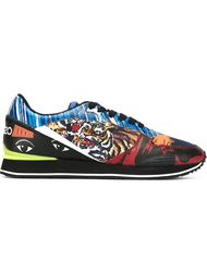 кроссовки с панельным дизайном Kenzo