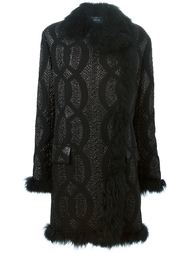 пальто с тисненым узором  Lanvin