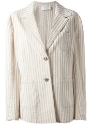пиджак в полоску  Prada Vintage