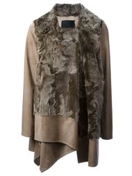 пальто с меховой вставкой  'Galliana' Liska
