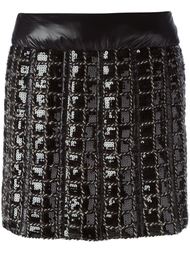 юбка в клетку с пайетками Chanel Vintage